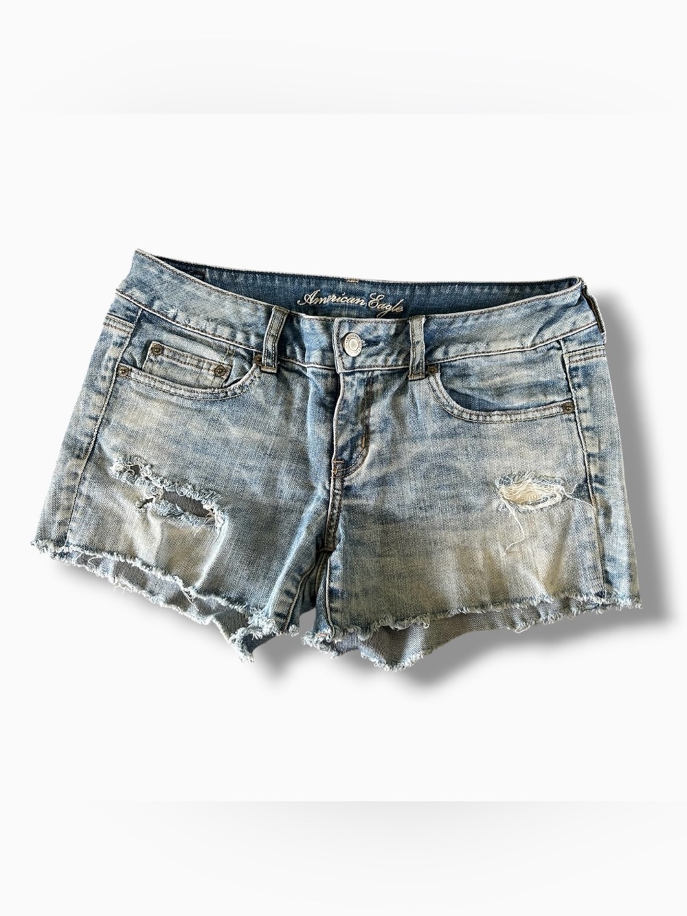 [American Eagle] Distressed Jean Shorts